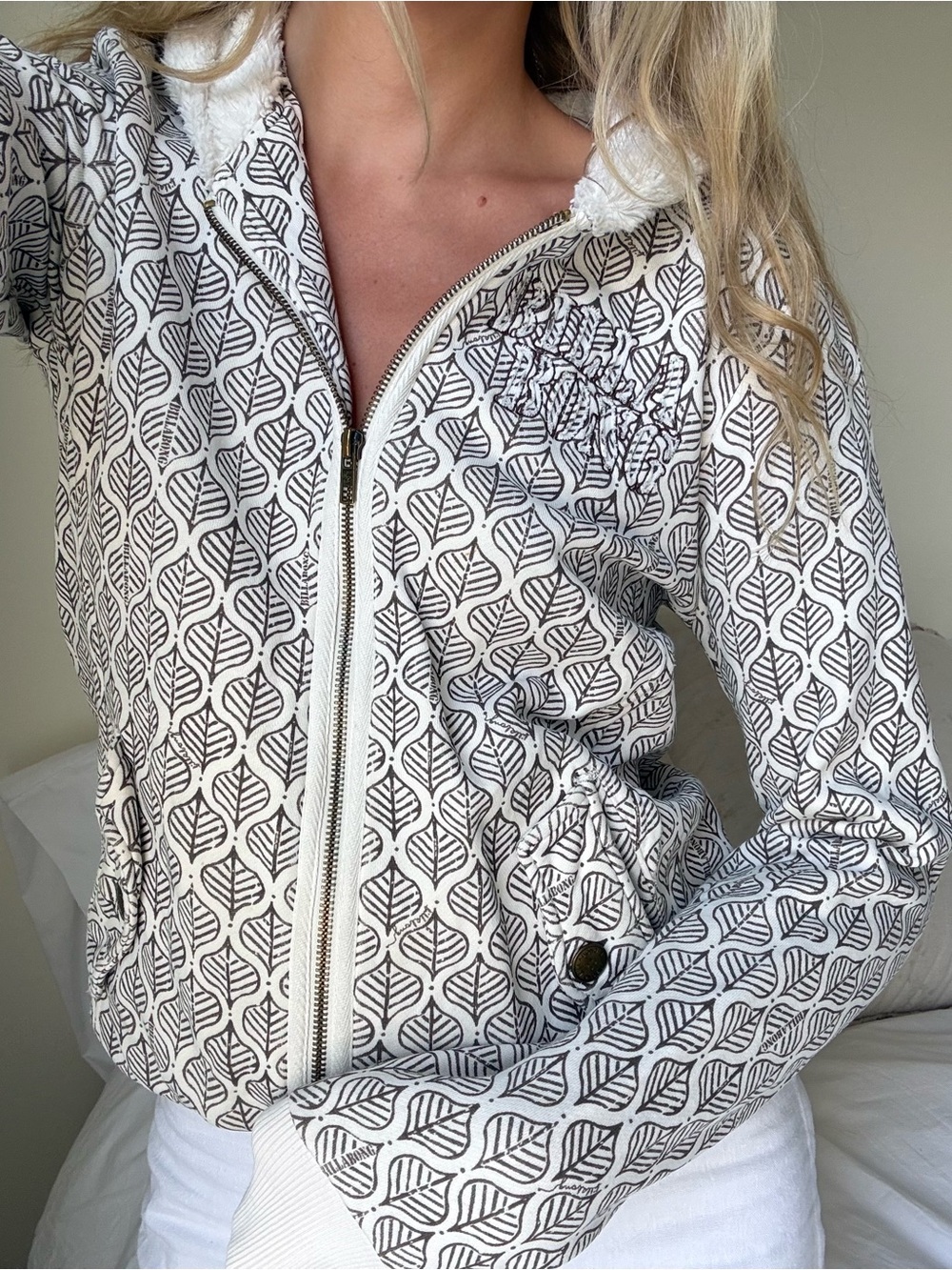 vintage 90's y2k billabong zip up